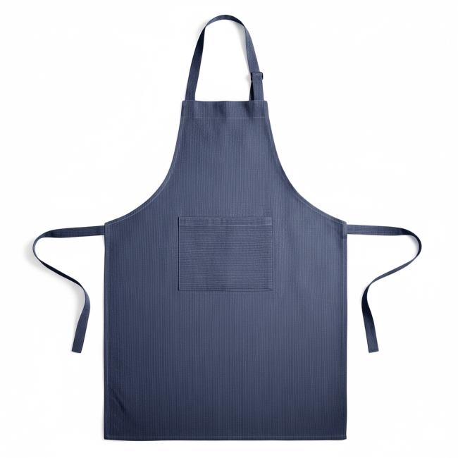 Vue 4 de Set tablier et torchon coton bio 170g STRIPCOOK