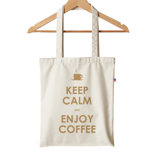 Vue 2 de Totebag coton bio 165g LUCETTE