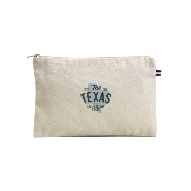Vue 2 de Trousse coton bio 280 BERNADETTE