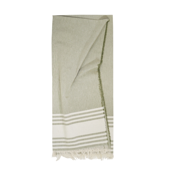 Vue 6 de Fouta polycoton 150g SANDY