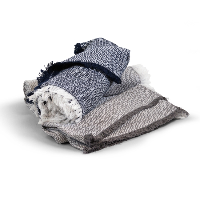 Vue 2 de Plaid polycoton recyclé 320g REWARM