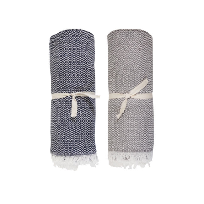 Vue 4 de Plaid polycoton recyclé 320g REWARM