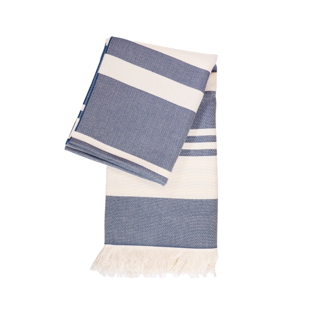 Vue 6 de Fouta coton biologique 190g AXELINE