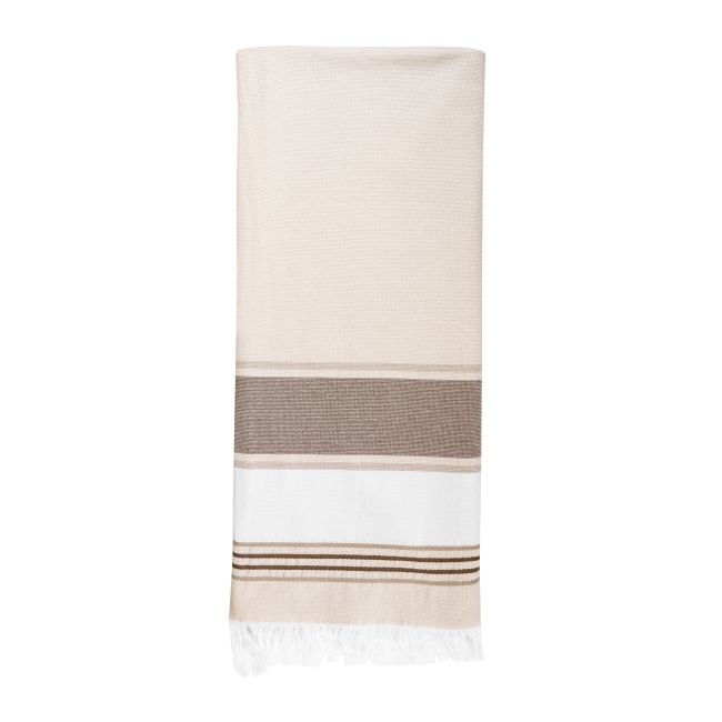 Fouta serviette polycoton recyclé 470g MARINA