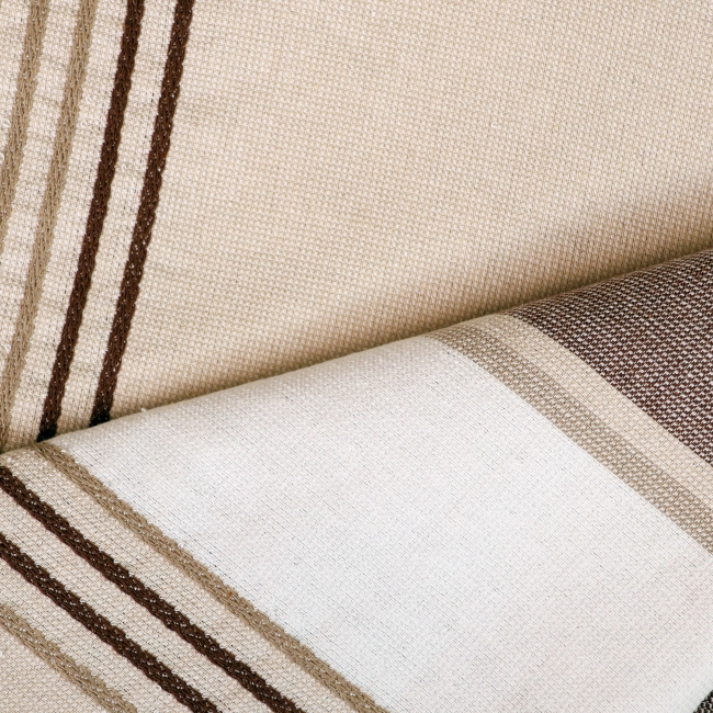 Vue 4 de Fouta serviette polycoton recyclé 470g MARINA