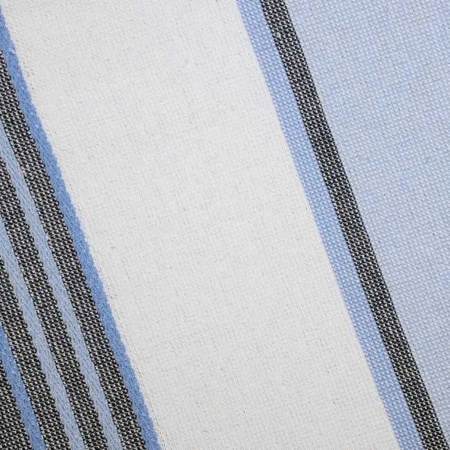 Vue 6 de Fouta serviette polycoton recyclé 470g MARINA