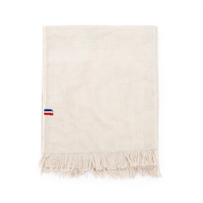 Vue 4 de Chèche coton bio 110g LEONIE