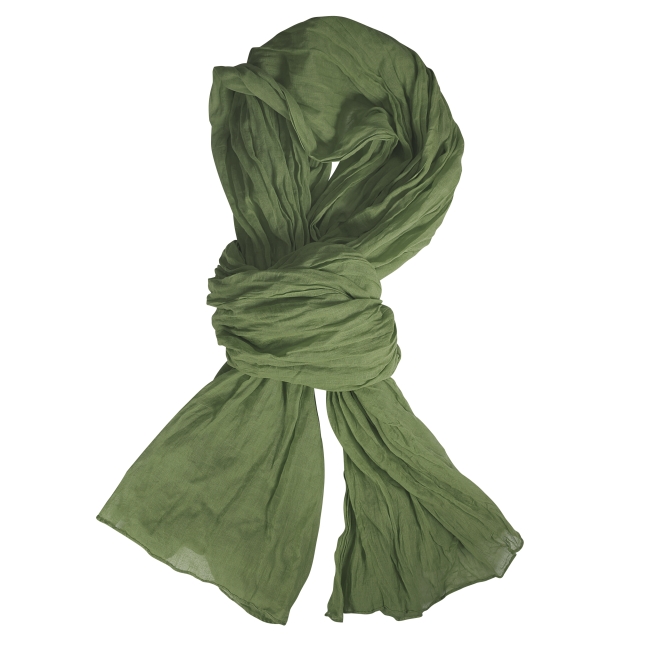 Vue 2 de Chèche voile de coton 35g LAWRENCE