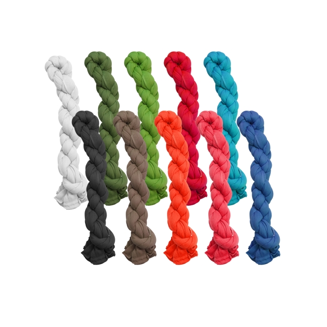 Vue 4 de Chèche voile de coton 35g LAWRENCE