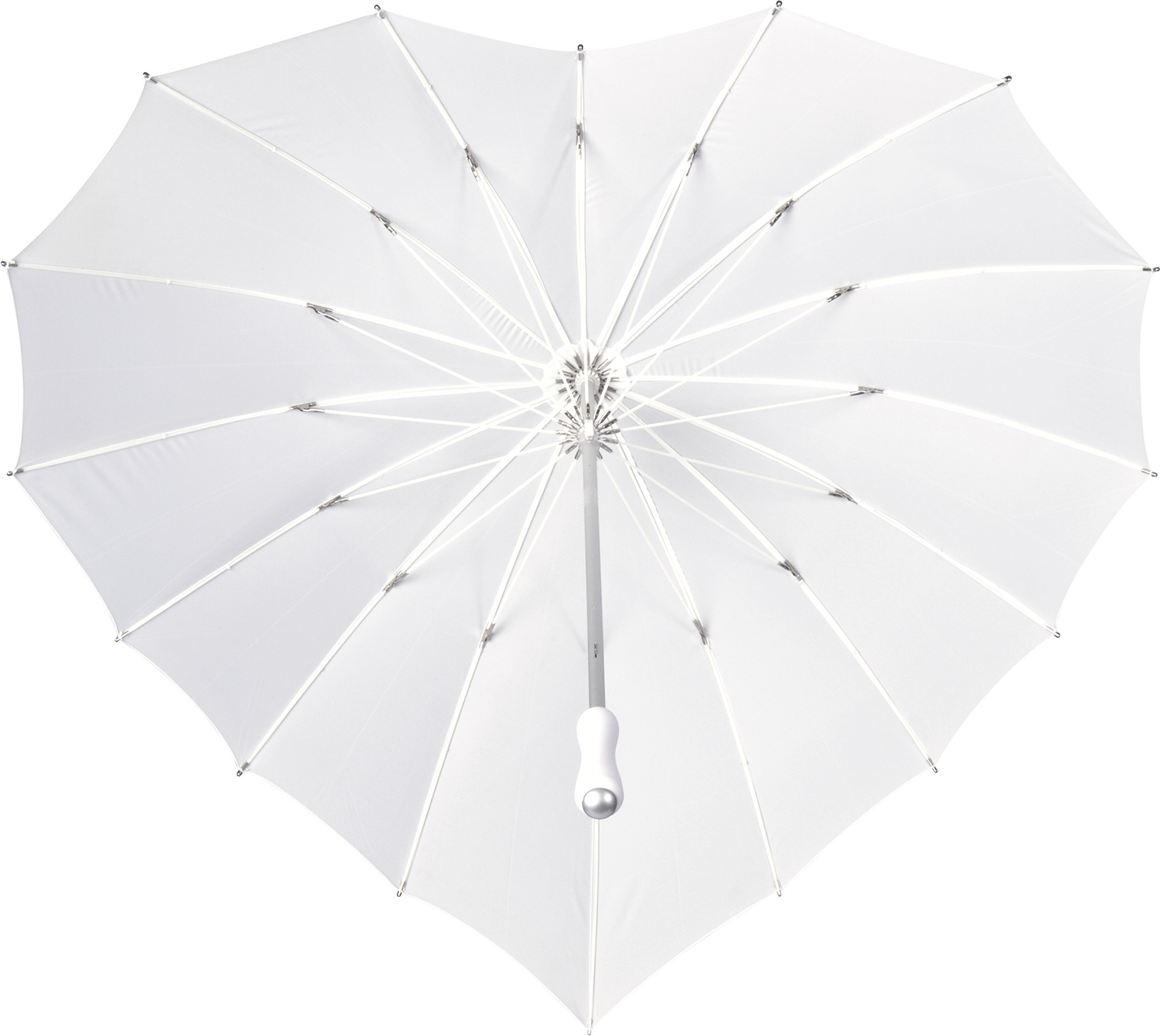 Vue 4 de FALCONE - Parapluie forme coeur modle dpos - Manuel - Impermable au vent