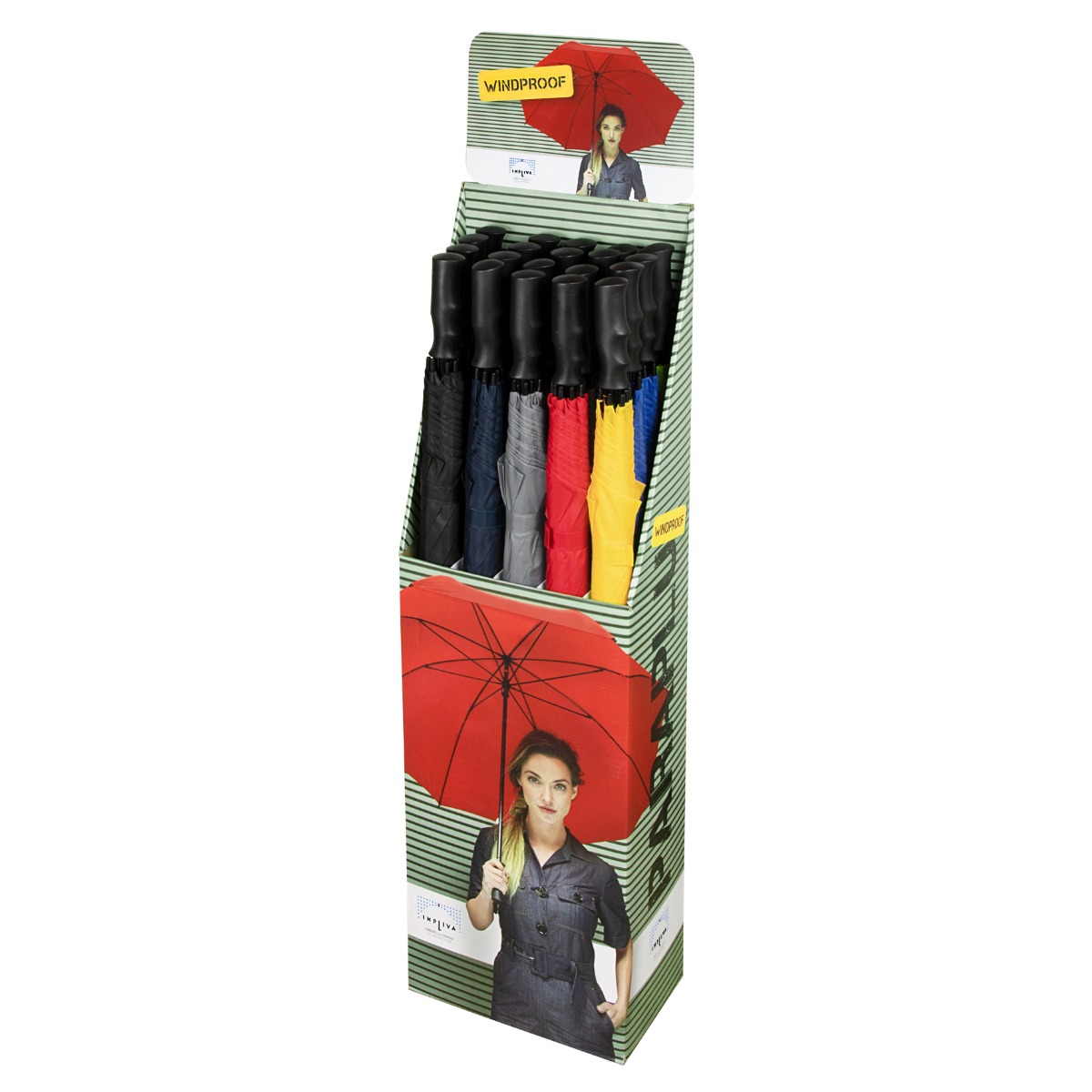 FALCONETTI - Parapluie de golf - Manuel - Impermable au vent - 125 cm