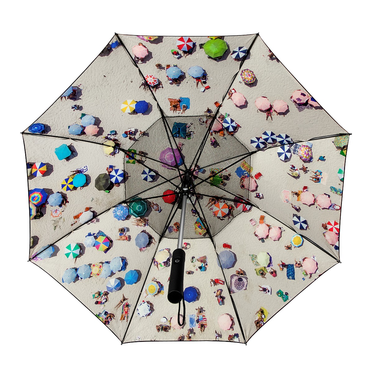 Vue 2 de FALCONE - Personal Parasol - Manuel - Impermable au vent - 105 cm
