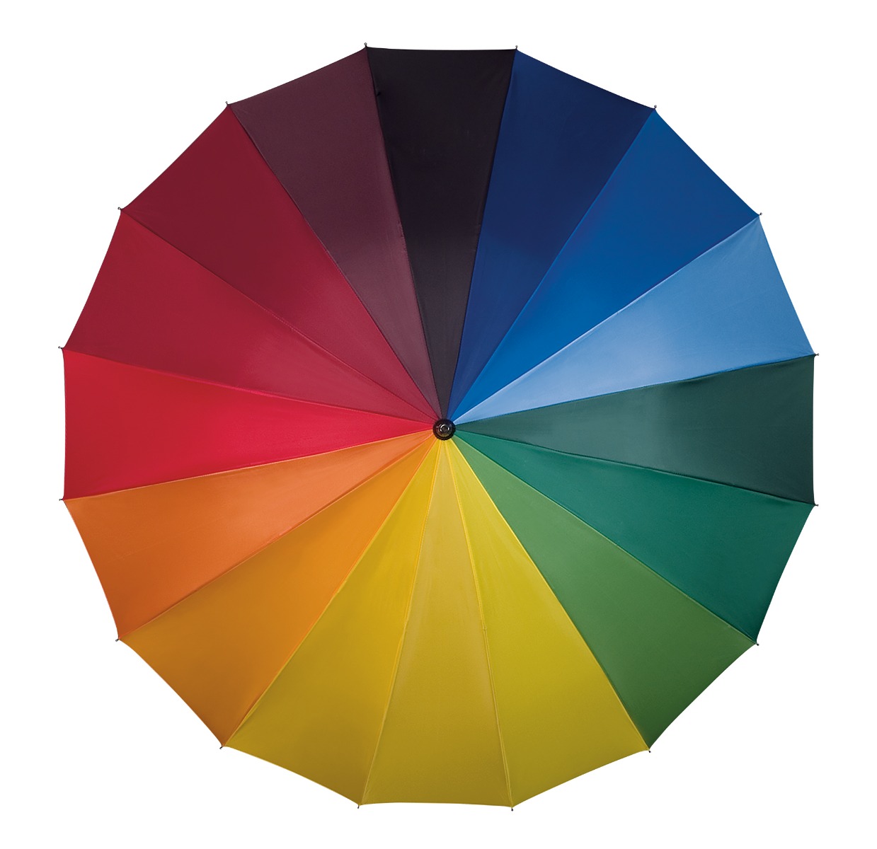 Vue 2 de FALCONE - couleurs de larc-en-ciel parapluie - Manuel - 110 cm
