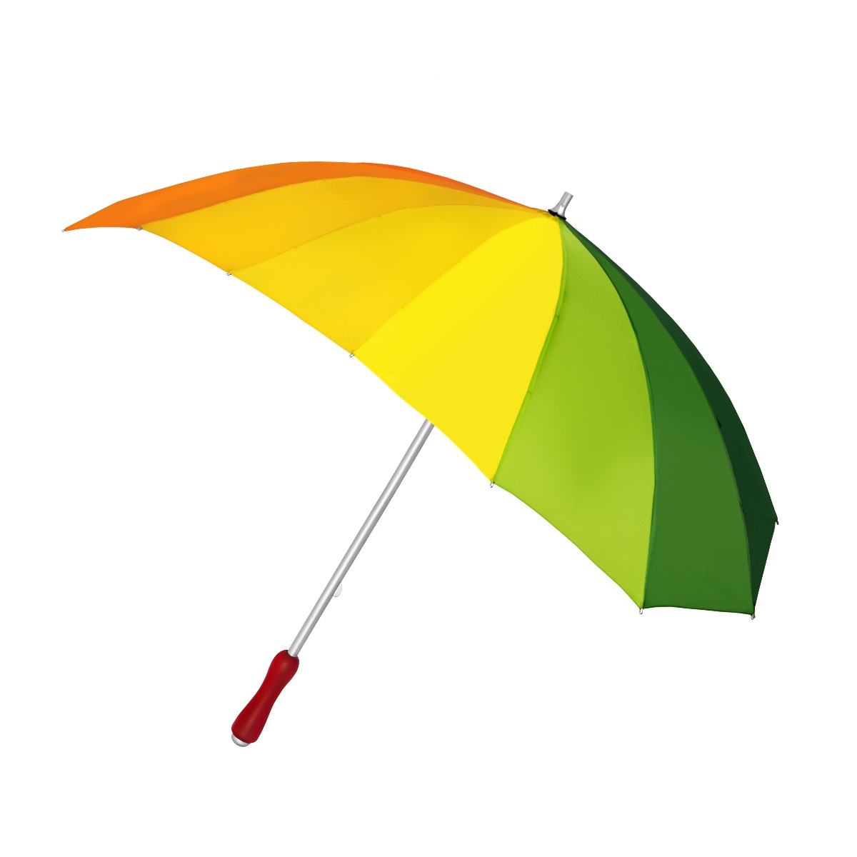 Vue 2 de FALCONE - Parapluie forme coeur modle dpos - Manuel - Impermable au vent - 110 cm