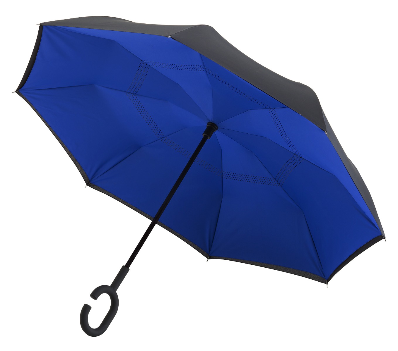 Vue 2 de FALCONETTI - Parapluie Inside Out - Manuel - Impermable au vent