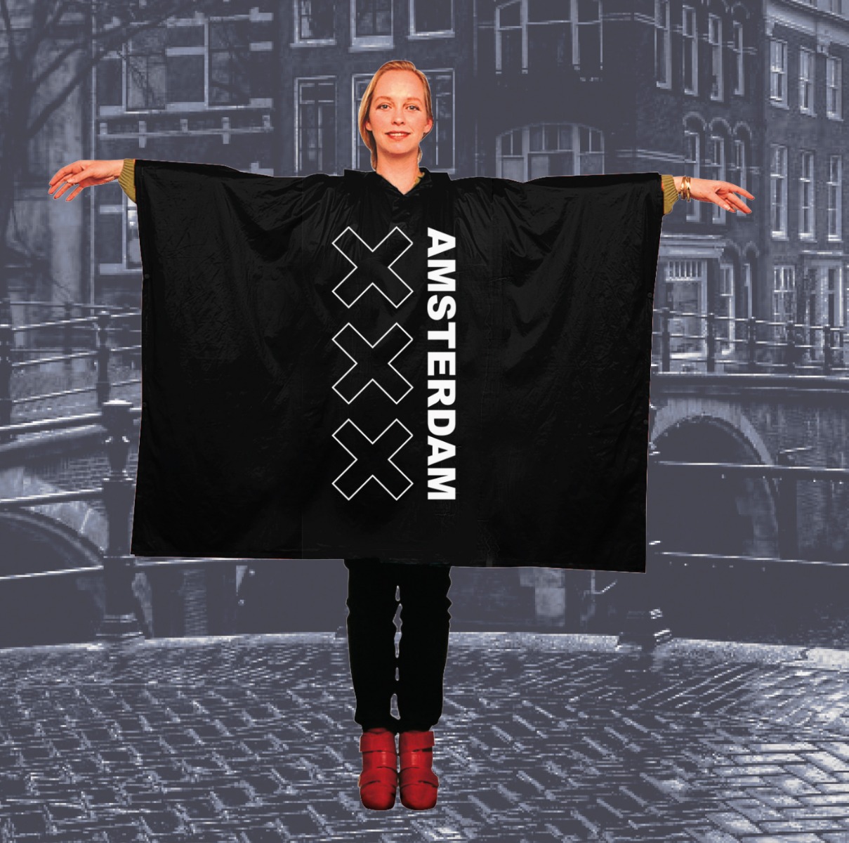 FALCONETTI - Poncho de pluie - Uniseks - 125 cm