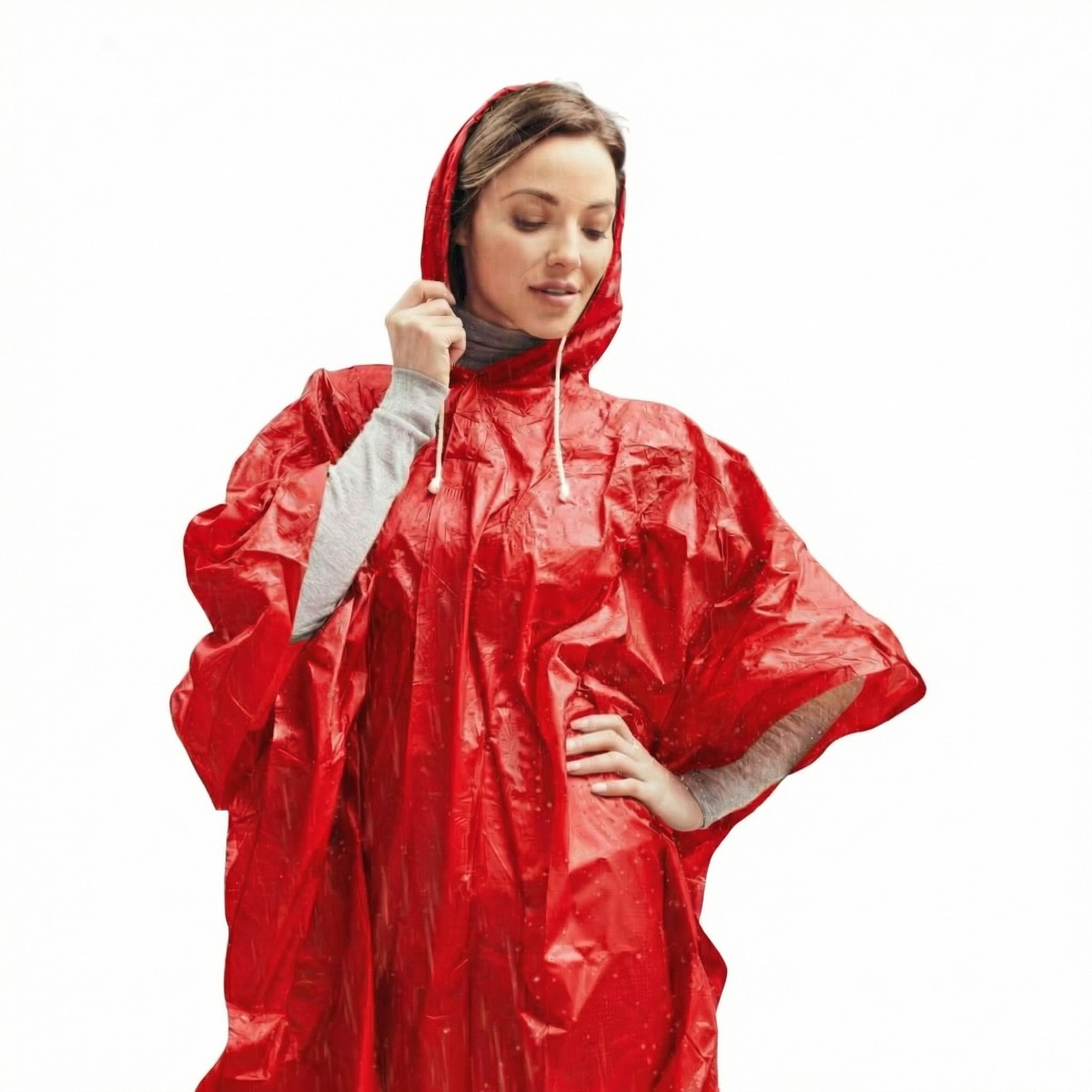 Vue 2 de FALCONETTI - Poncho de pluie - Uniseks