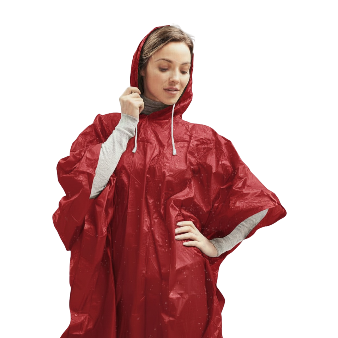 Vue 3 de FALCONETTI - Poncho de pluie - Uniseks