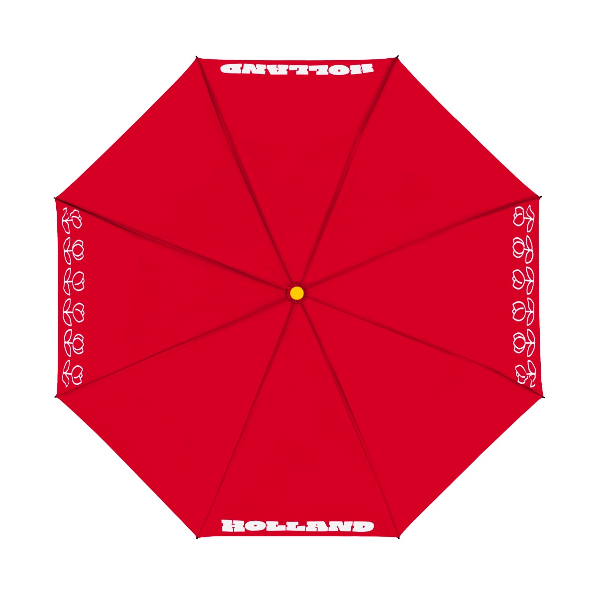 Vue 2 de FALCONETTI - Parapluie tulipe - Manuel - 90 cm
