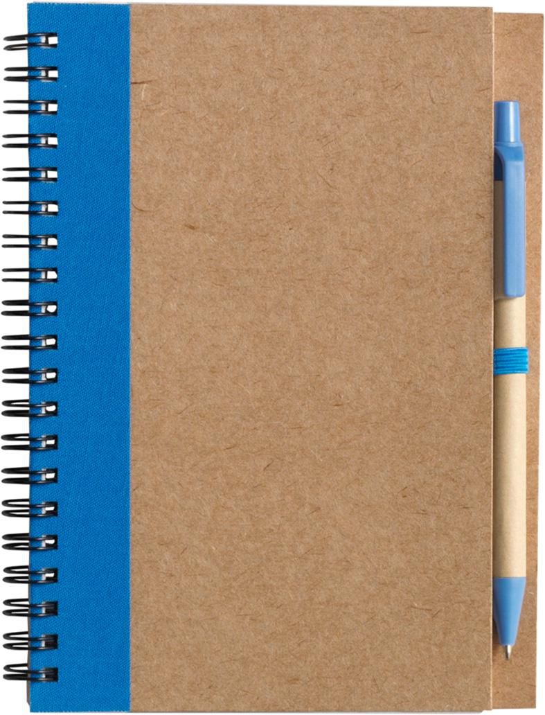 Vue 7 de Carnet Stella | Carton recyclé | Ligné | Avec stylo bille