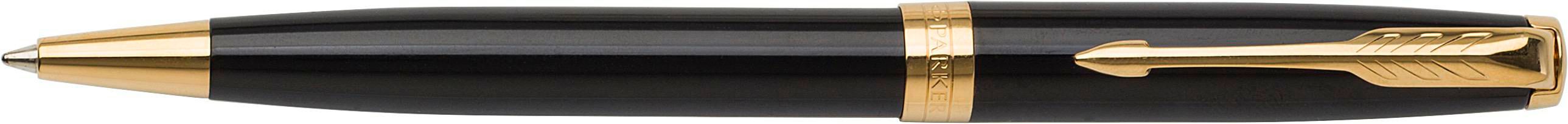 Vue 3 de Parker Sonnet stylo bille | Finitions dorées