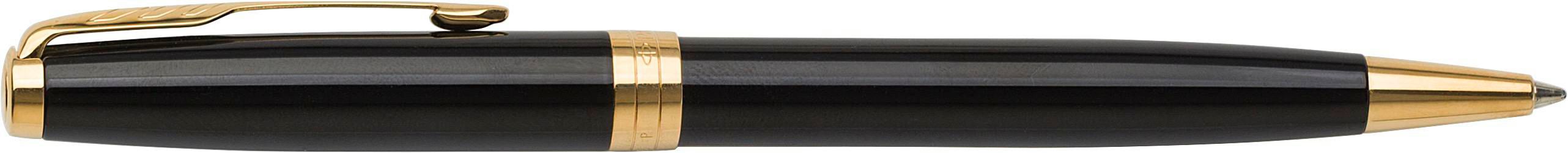 Vue 2 de Parker Sonnet stylo bille | Finitions dorées