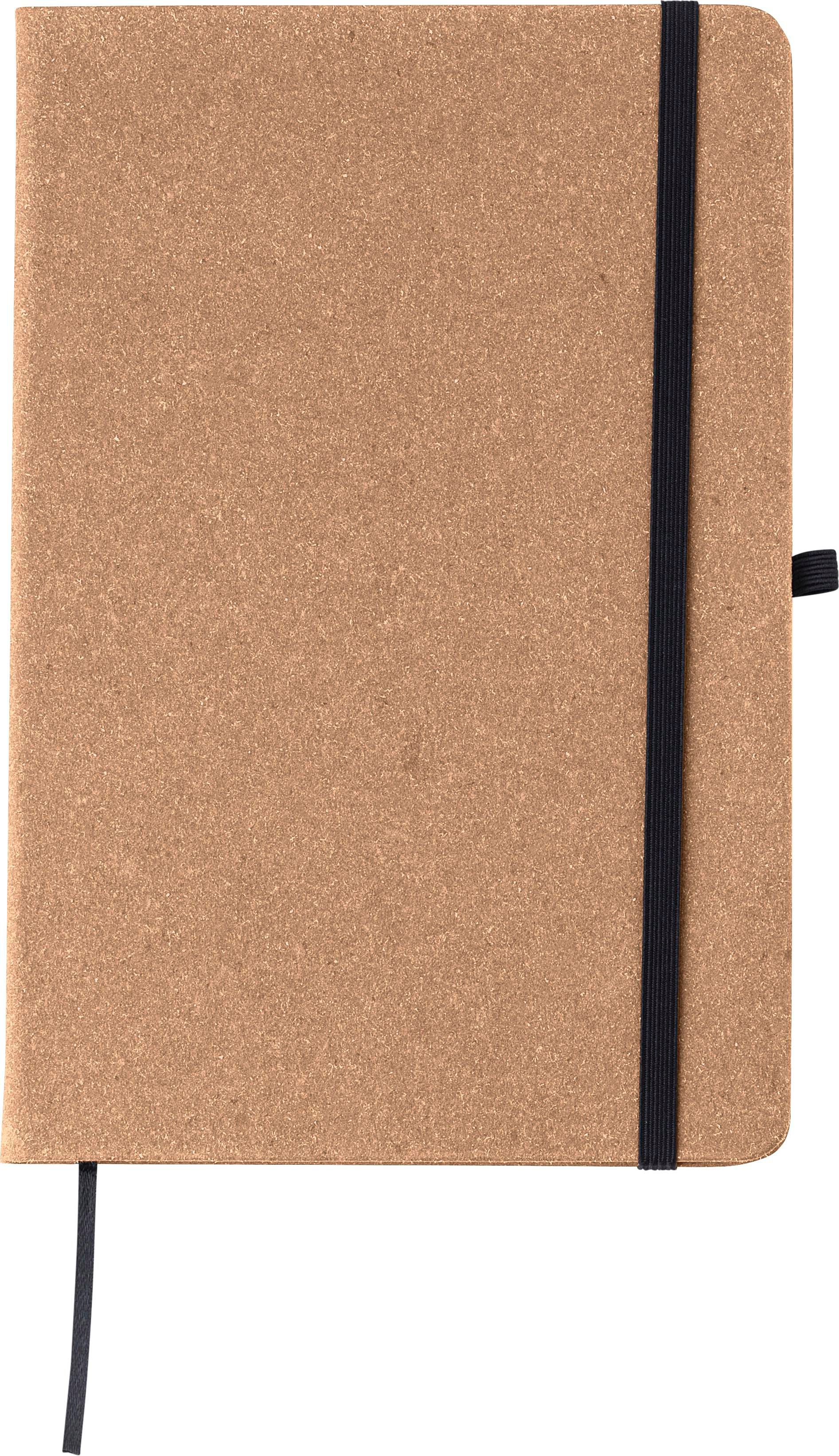 Vue 2 de Carnet de notes Gianna | Cuir recyclé | A5 | Ligné