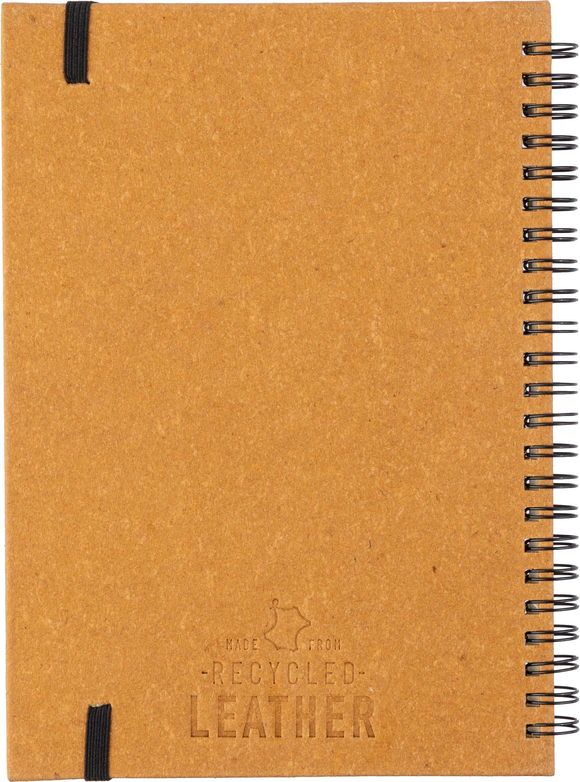 Vue 3 de Carnet Egon | Recyclé | A5 | Ligné