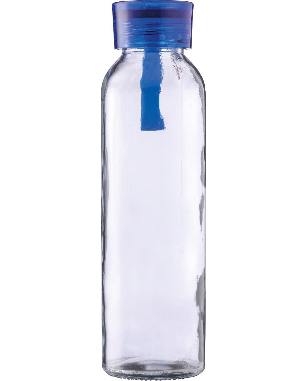 Vue 2 de Gourde | Verre | Couvercle coloré | 500 ml