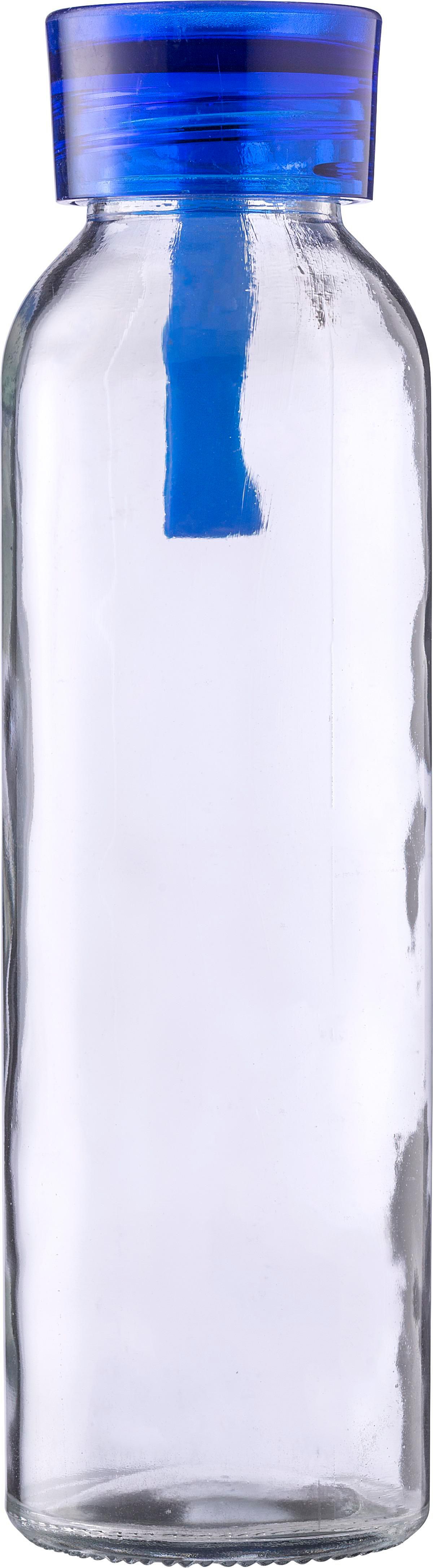 Vue 4 de Gourde | Verre | Couvercle coloré | 500 ml