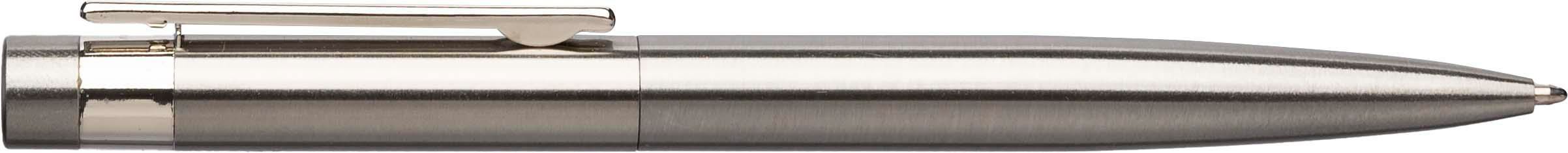 Vue 4 de Stylo bille Hannelore | Acier inoxydable recyclé | Twist