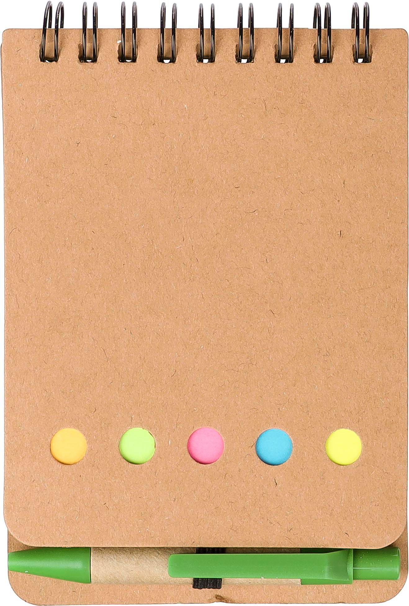 Vue 4 de Pochette de notes adhésives Rodrigo | Carton recyclé