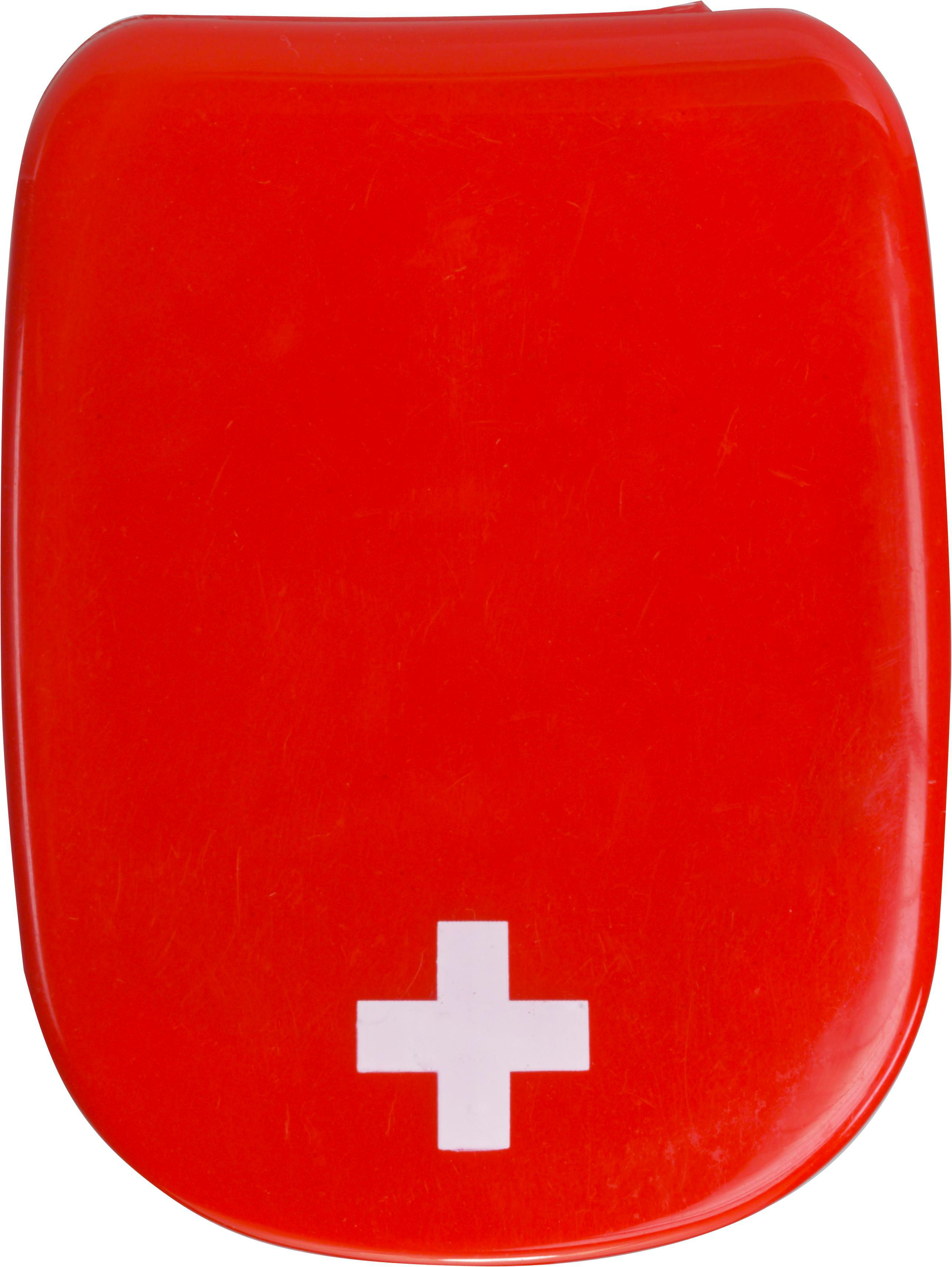 Vue 3 de Trousse de premiers secours Mila | Boîte plastique | Rouge croix blanche