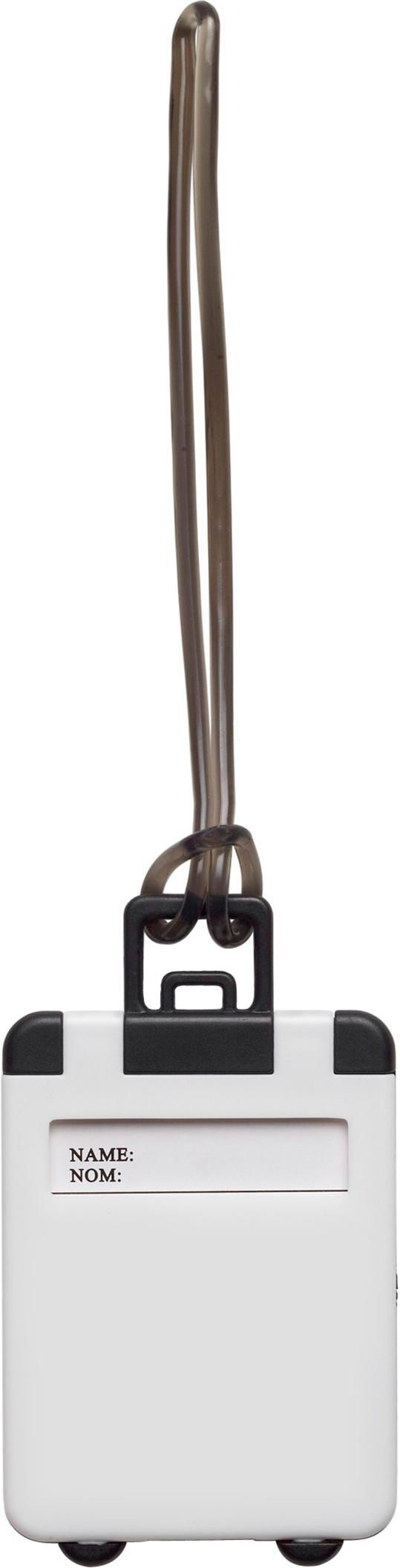 Vue 2 de Étiquette bagage Jenson | Plastique | Forme trolley