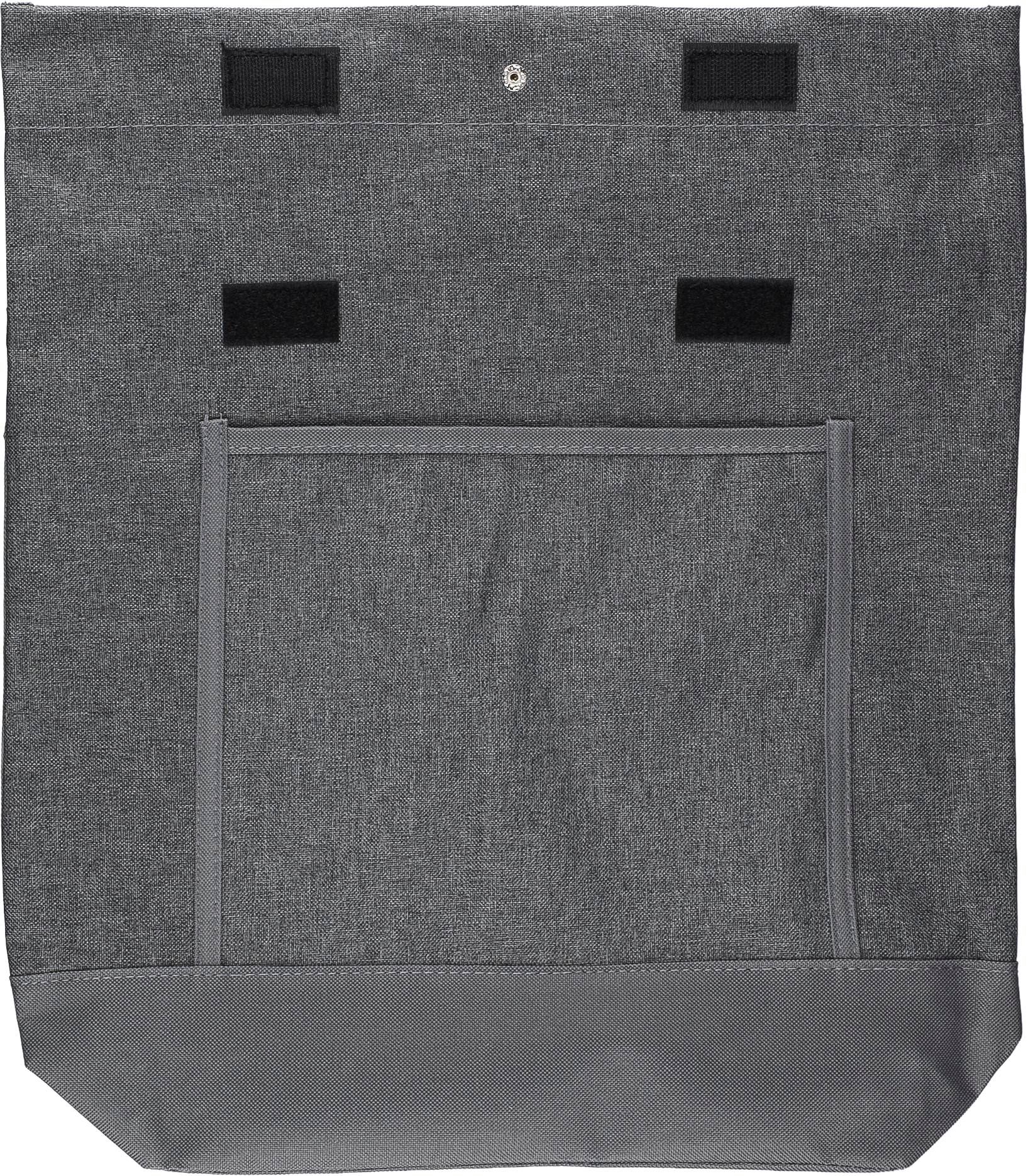Vue 3 de Tote bag Hekla | Polycanvas 600D | Gris