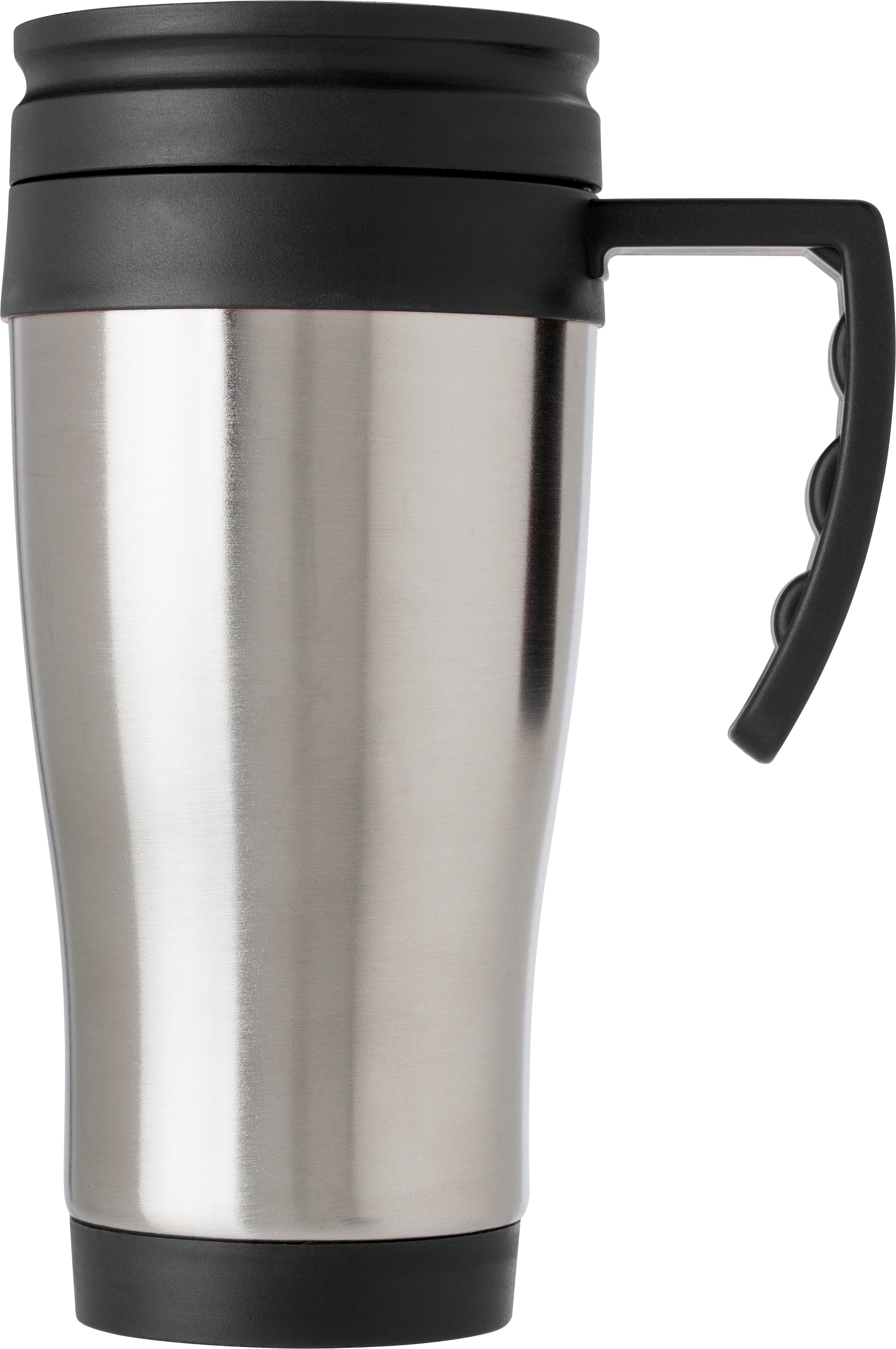 Vue 3 de Mug de voyage double paroi Dev | 420 ml