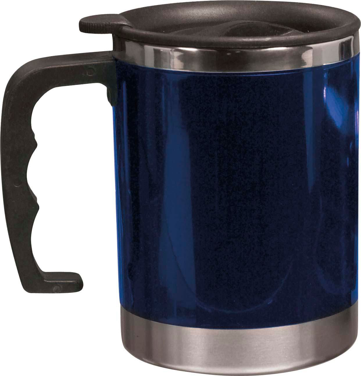 Vue 2 de Mug isotherme Gabi | Inox | Double paroi | 400 ml