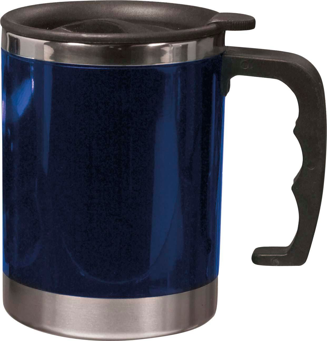 Vue 3 de Mug isotherme Gabi | Inox | Double paroi | 400 ml