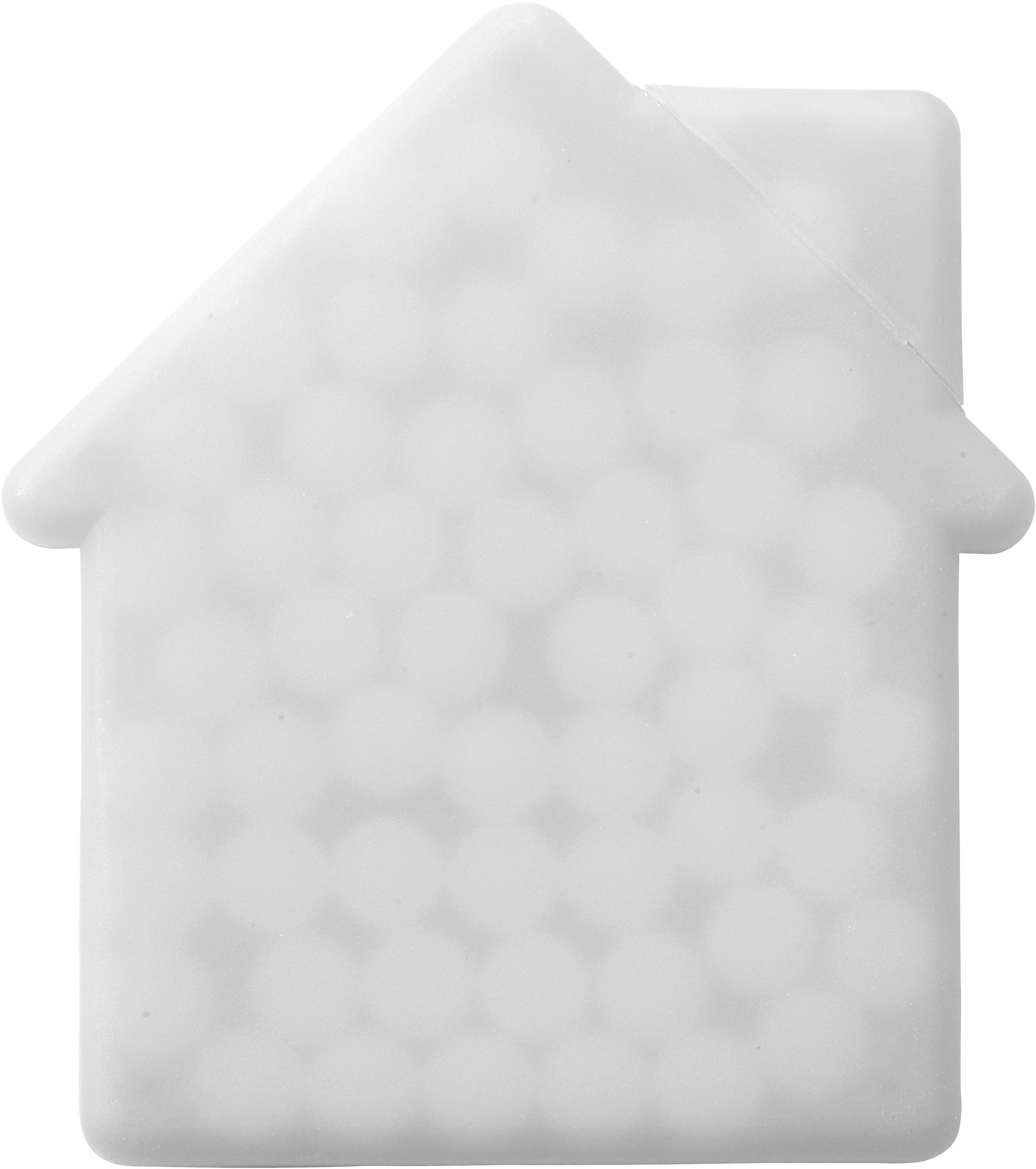 Vue 2 de Carte de menthe Jaya | Plastique | Forme de maison | 6,5 g