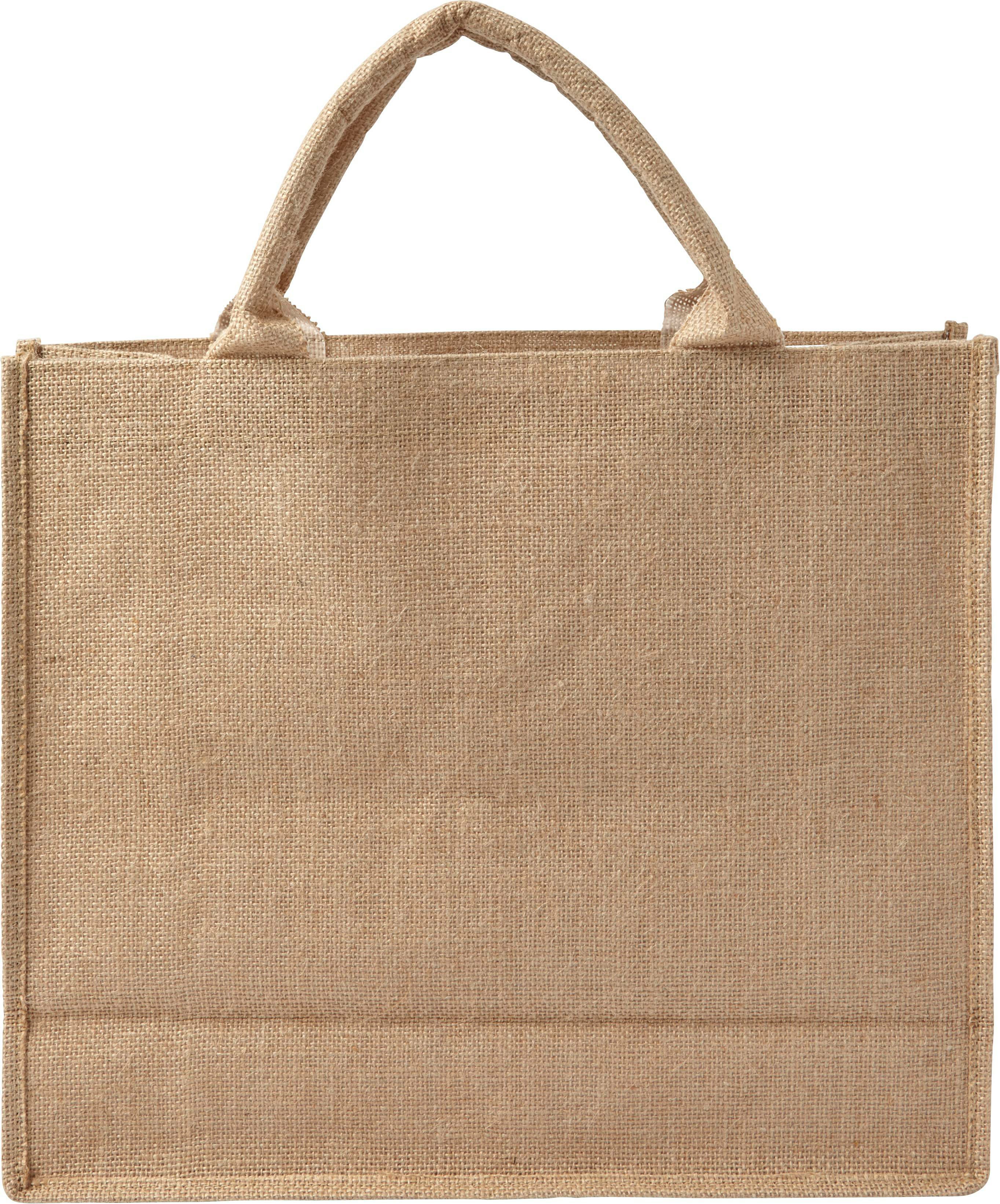 Vue 2 de Sac shopping Ridley | Jute | 17 l