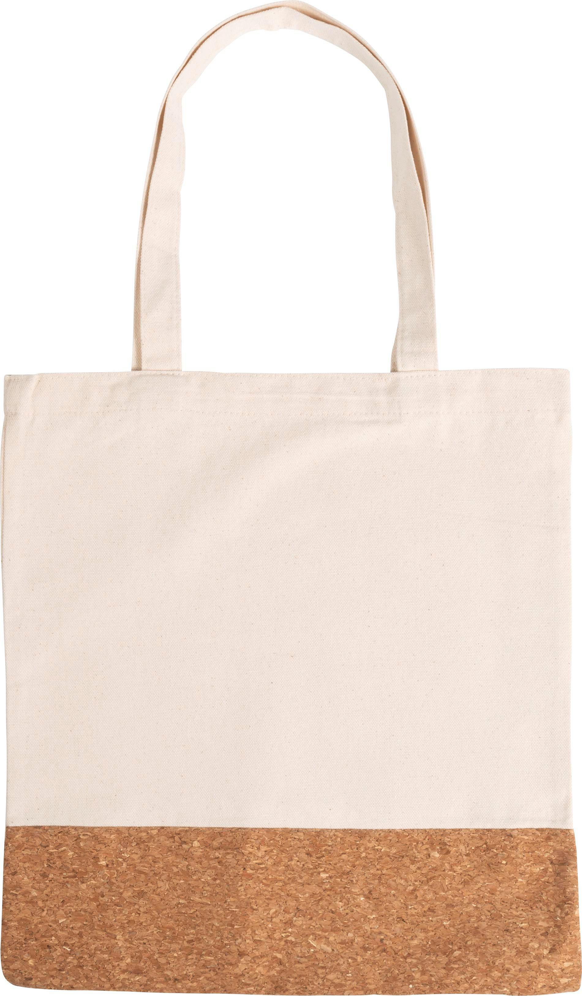 Vue 3 de Sac de courses Dalia | Coton | Détail en liège