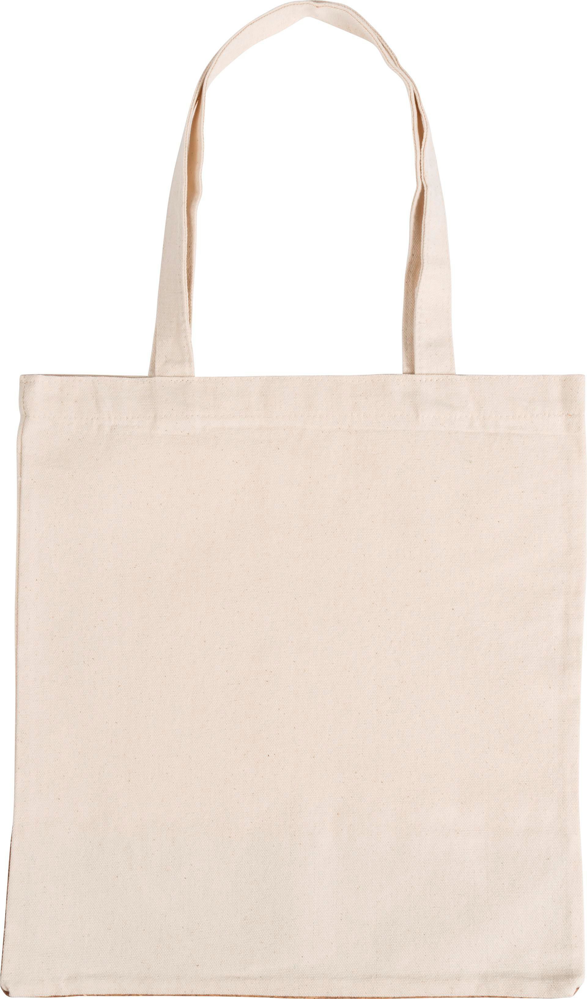 Vue 2 de Sac de courses Dalia | Coton | Détail en liège