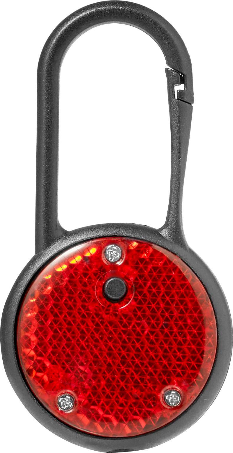 Vue 3 de Lumière de sécurité Zuri | Plastique | Mousqueton