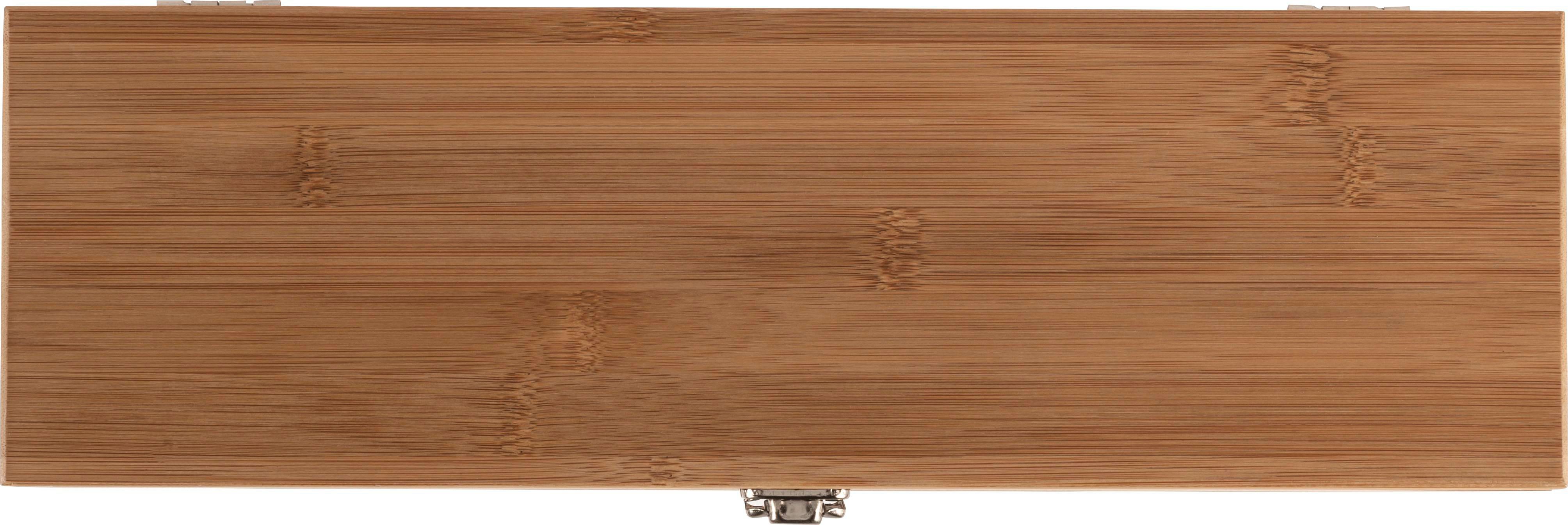 Vue 10 de Coffret à vin Gareth | Bambou | 4 pièces