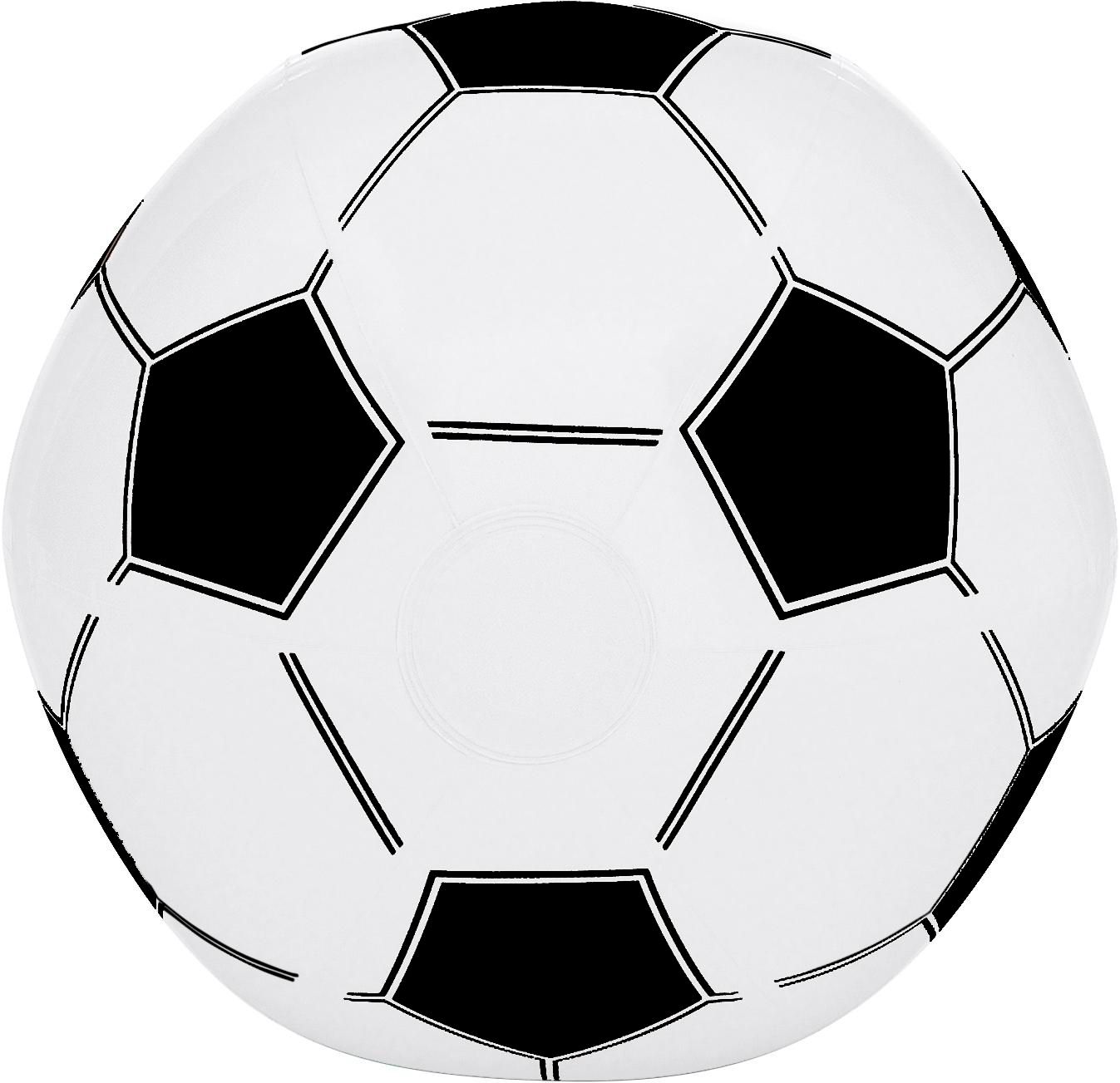 Vue 2 de Ballon de football Norman | Gonflable