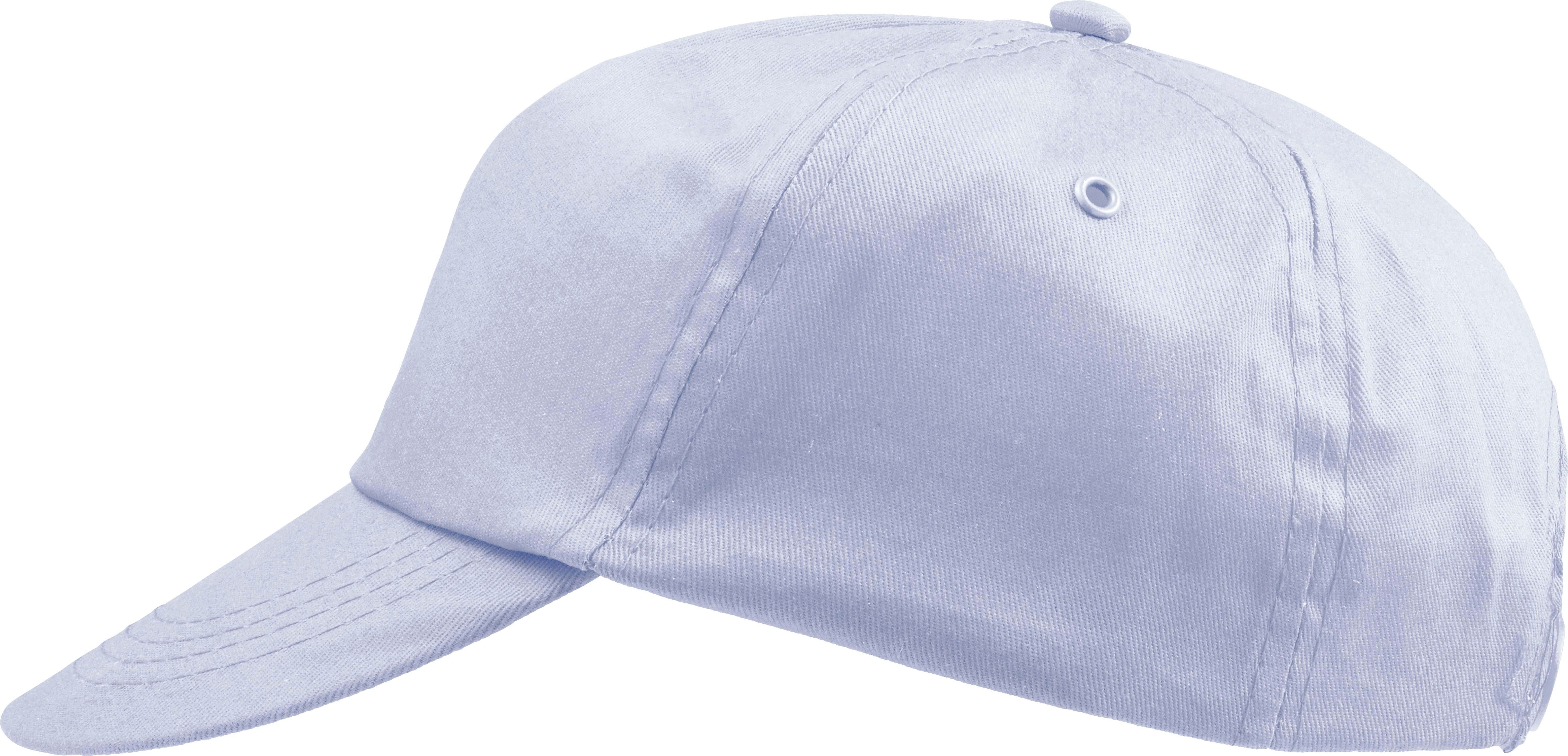Vue 3 de Casquette Lisa | Coton twill | 5 panneaux