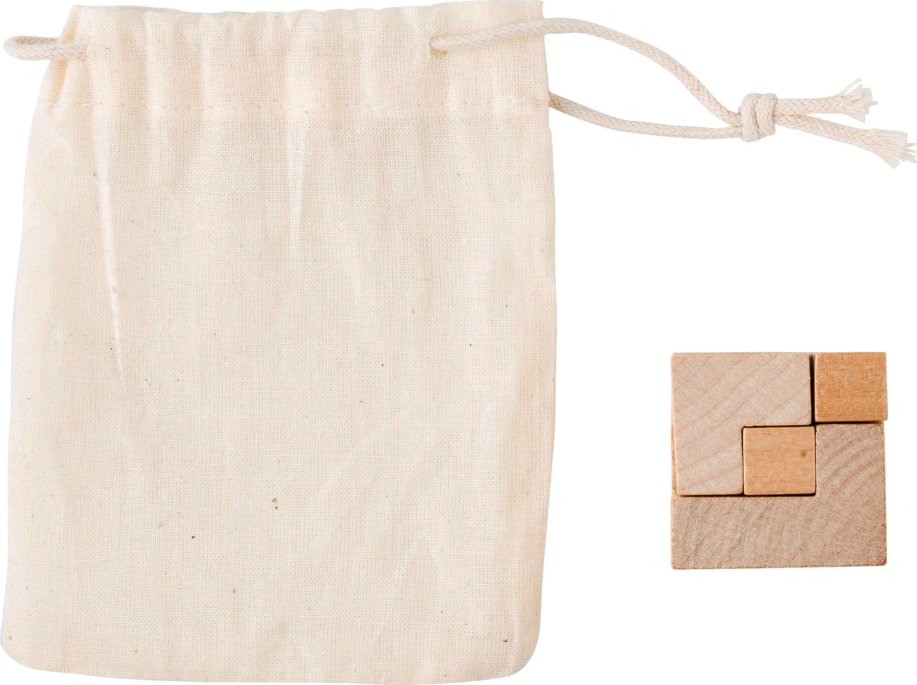 Vue 2 de Puzzle Amber | Bois | Cube