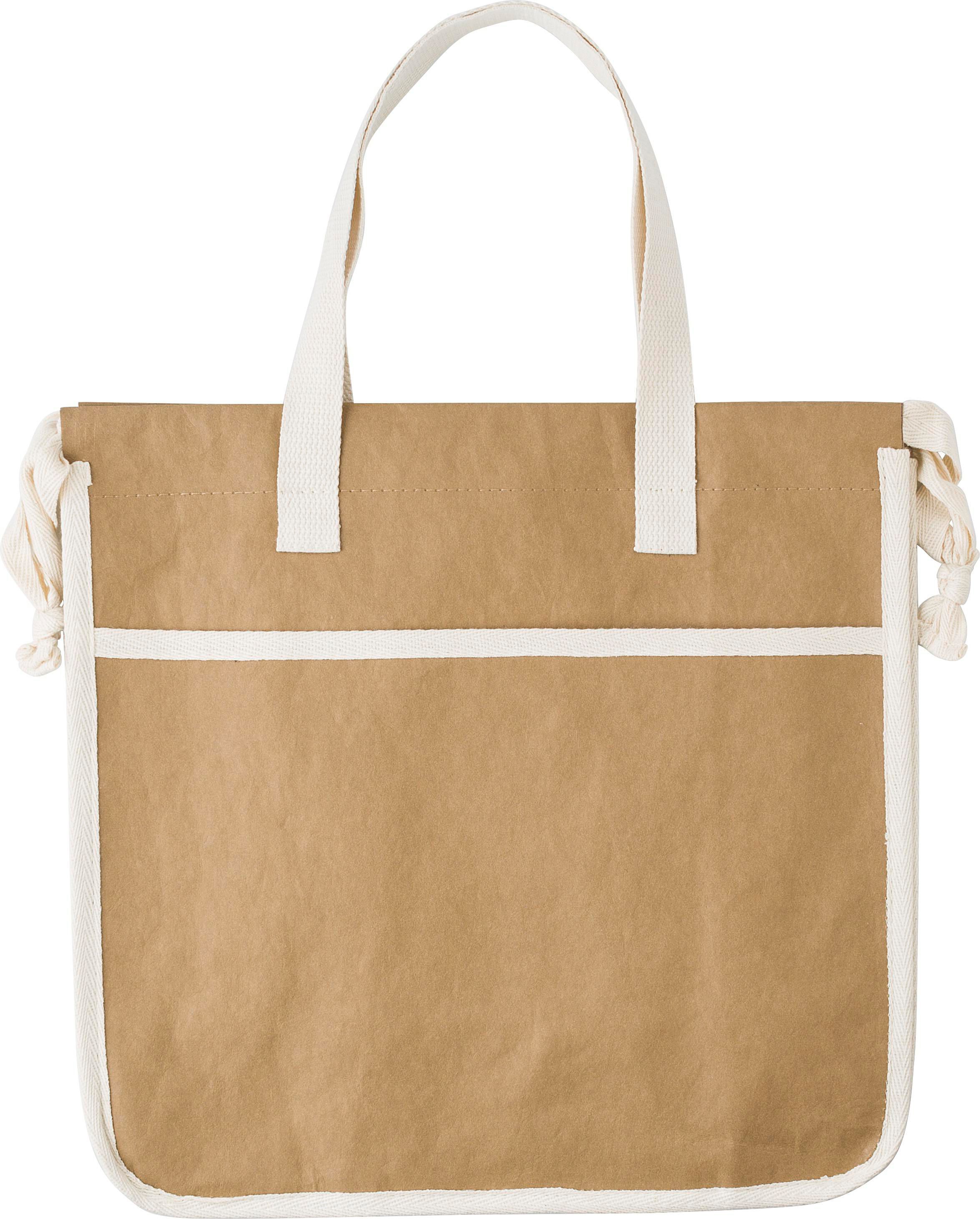Vue 3 de Sac shopping Emery | Papier kraft | Lavable