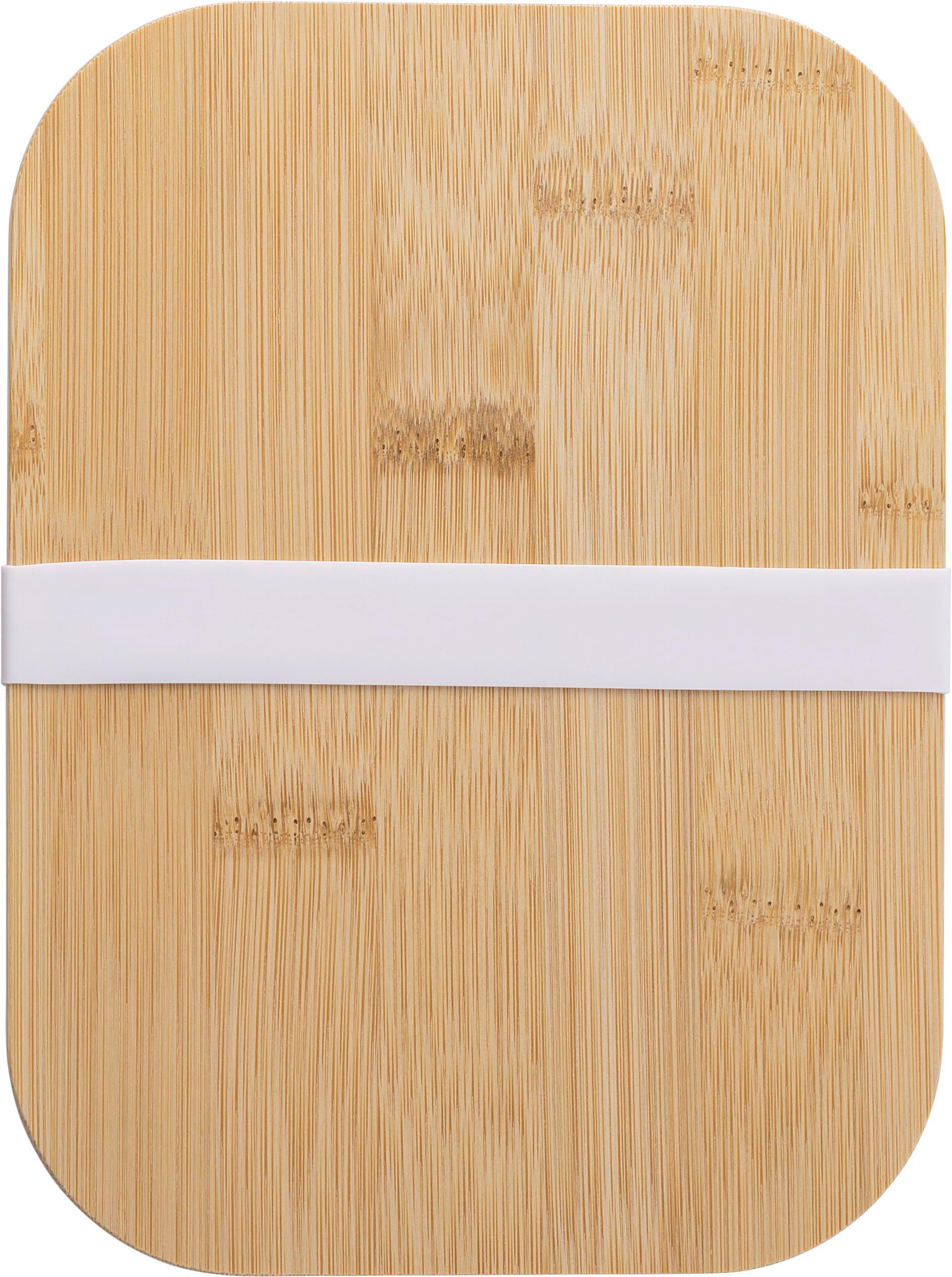 Vue 2 de Boîte à déjeuner Nicole | Verre | Couvercle bambou | 900 ml
