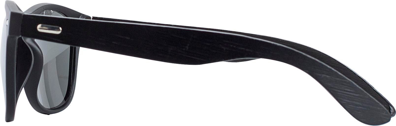 Vue 4 de Lunettes de soleil Jaxon | Monture plastique et branches bambou | UV400